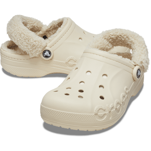 Baya Lined Fuzz-Strap Clog - US 2330