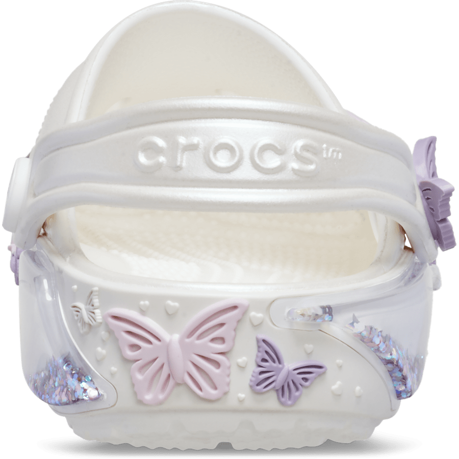 Toddler Classic Butterfly Sparkle Shaker Clog - US 4406