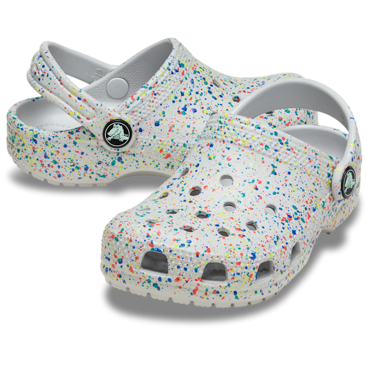 Kids' Classic Glow Paint Splatter Clog - US 5687