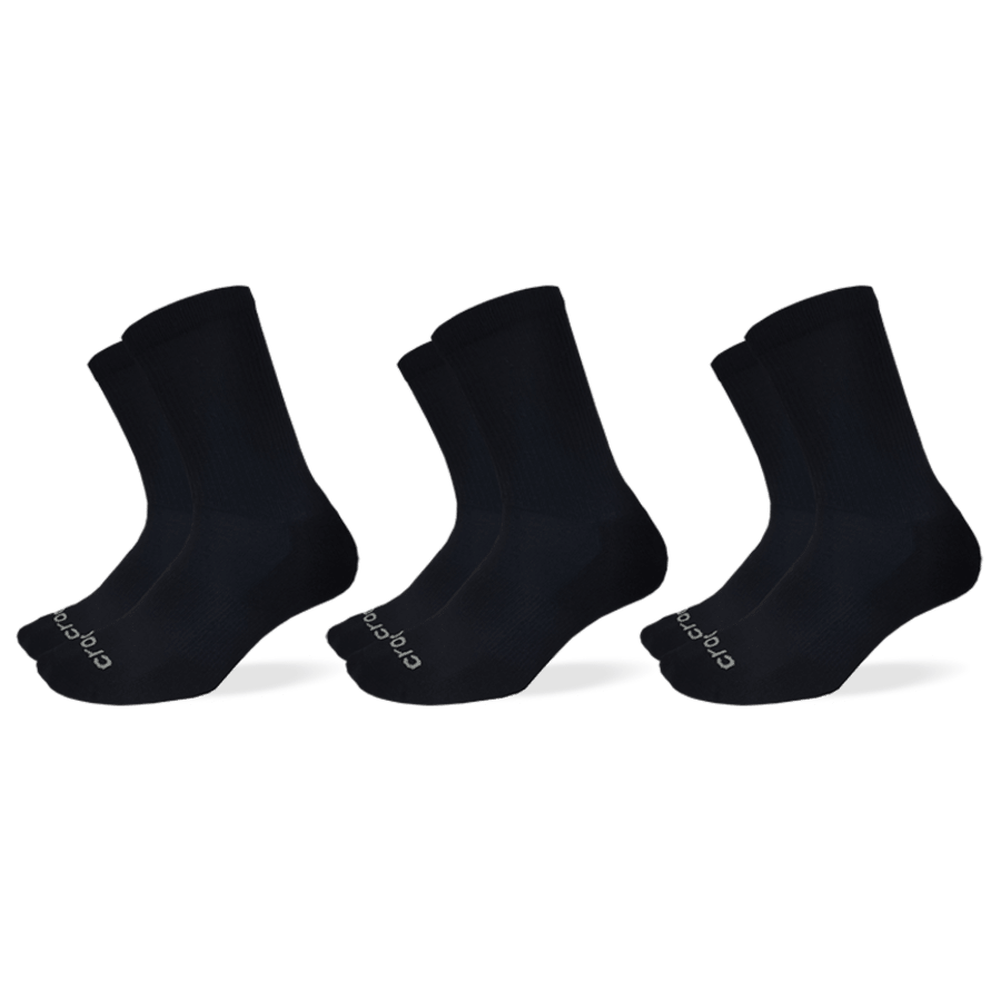 Texture Logo Crew Socks 3PK - US 3026