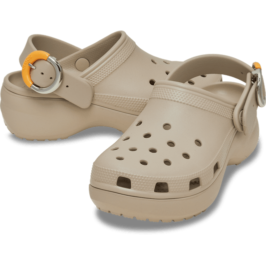 Classic Platform Dipped Buckle Clog - US 2564