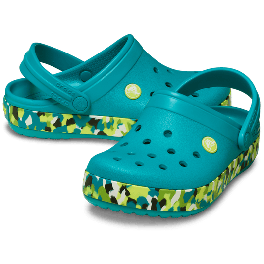 Kids' Crocband Glow Confetti Band Clog - US 1419