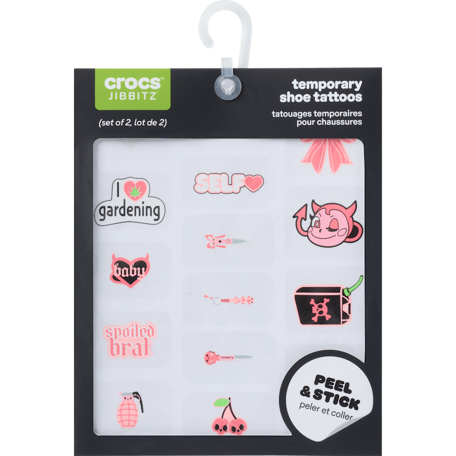 Sweet and Savage Shoe Tattoos - US 8931