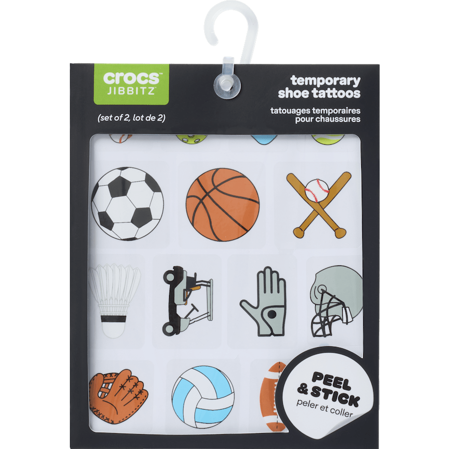 Sporty Shoe Tattoos - US 9374