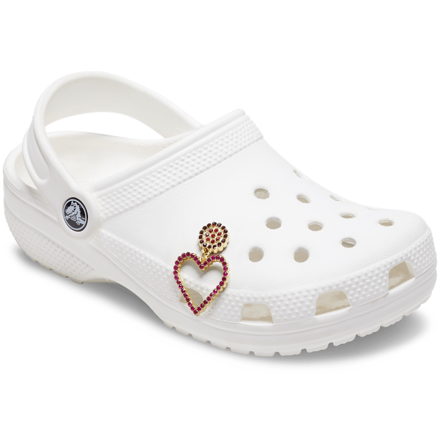 Pink Beaded Heart - US 2497