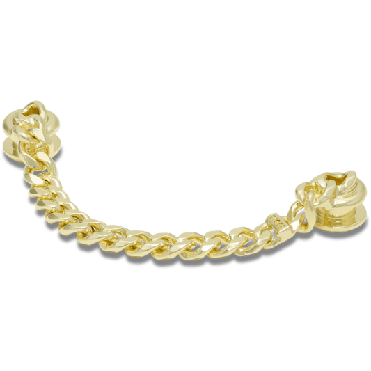 Gold Flat Curb Chain - US 8697