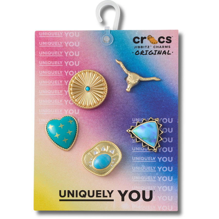 Gold Turquoise Western 5 Pack - US 9158