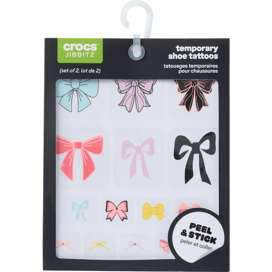 Mixed Bows Shoe Tattoos - US 3902
