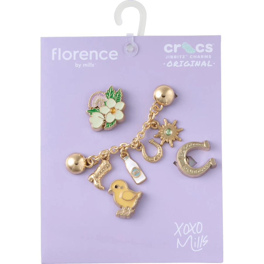 Florence By Mills Crocs 5 Pack Jibbitz - US 1382