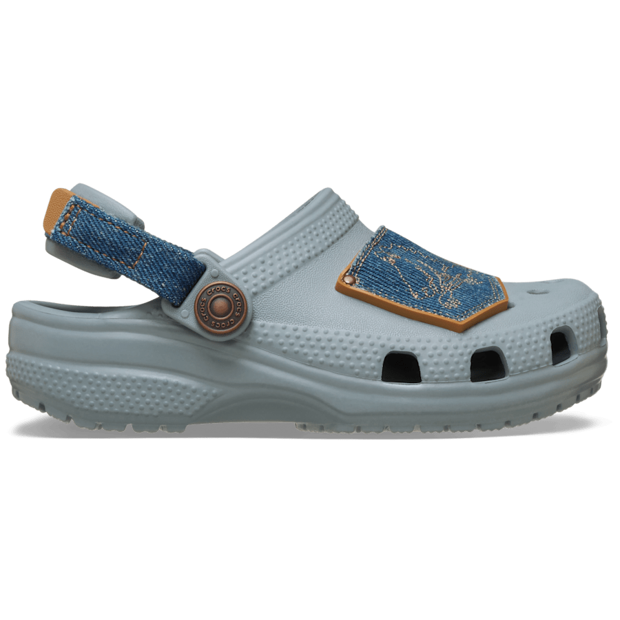 Toddler Classic Denim Adjustable Backstrap Clog - US 3394