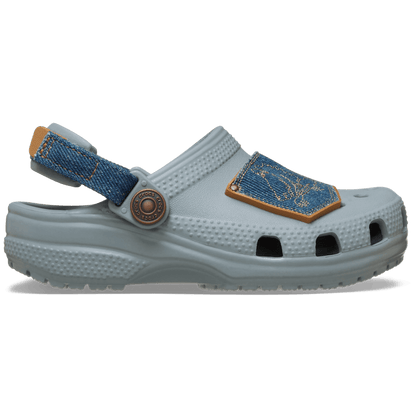 Toddler Classic Denim Adjustable Backstrap Clog - US 3394
