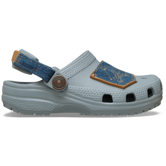 Toddler Classic Denim Adjustable Backstrap Clog - US 3394