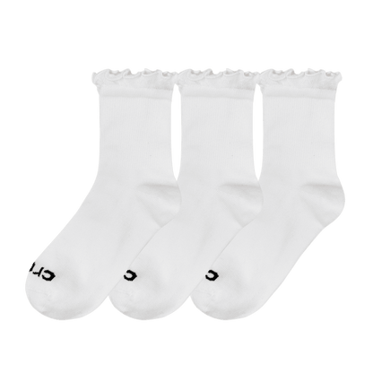 Ruffle Ankle Socks 3PK - US 3004