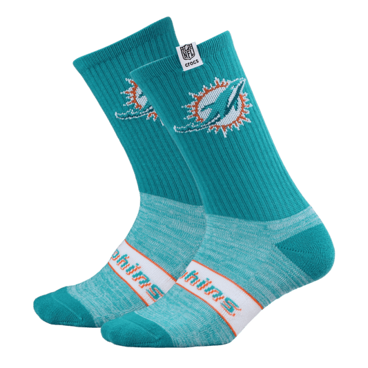 NFL Miami Dolphins Crocs Socks - US 2827