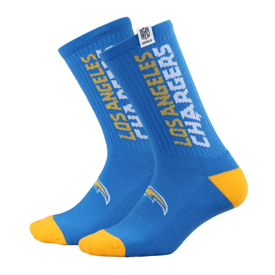 NFL Los Angeles Chargers Crocs Socks - US 0447