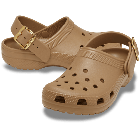 Classic Metallic Buckle Clog - US 4808