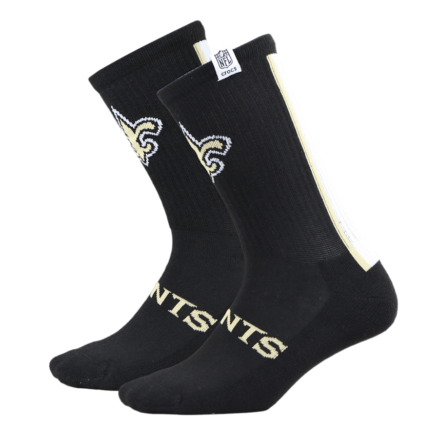 NFL New Orleans Saints Crocs Socks - US 8550