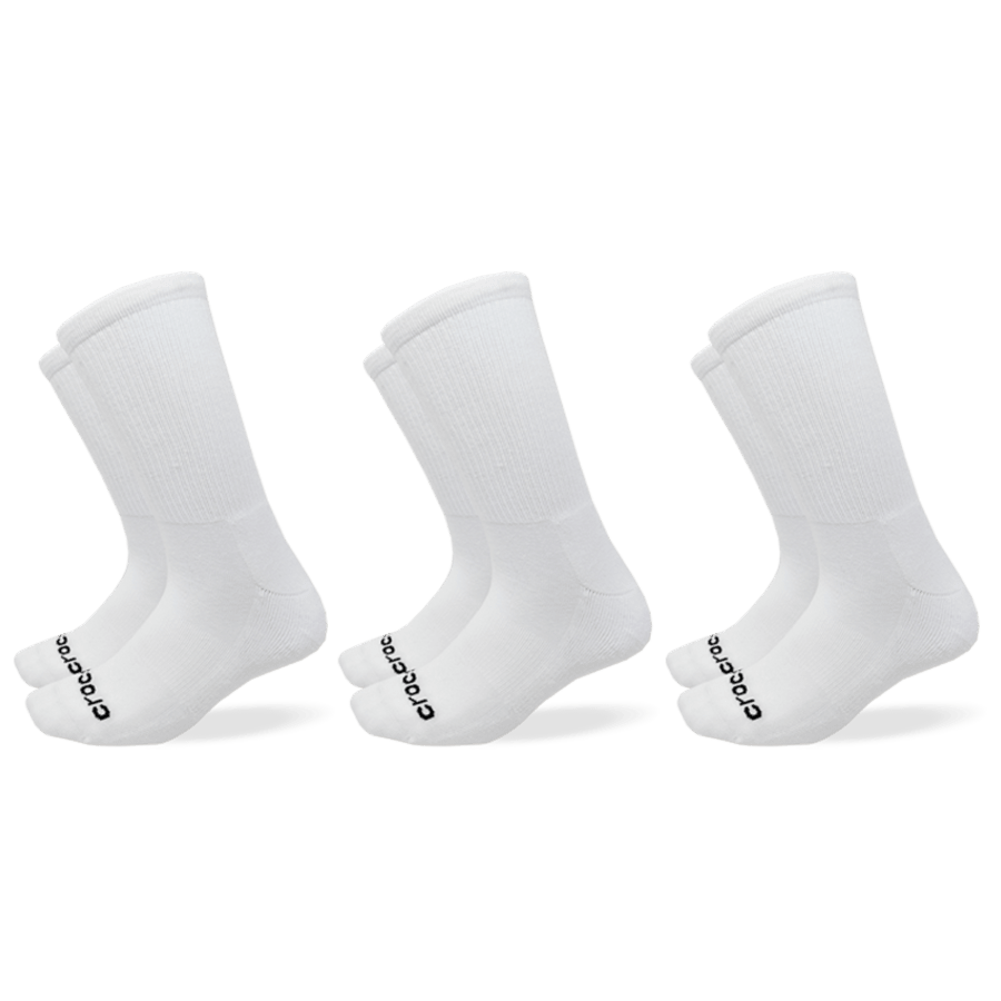 Texture Logo Crew Socks 3PK - US 6191