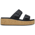 Brooklyn Buckle Low Wedge Cork Sandal - US 7819