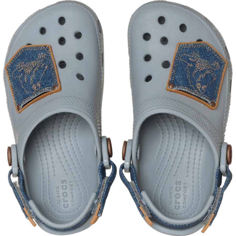 Toddler Classic Denim Adjustable Backstrap Clog - US 3394