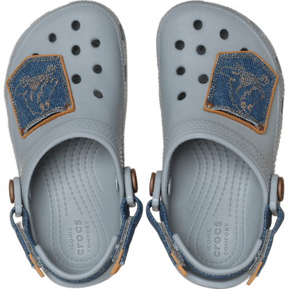 Toddler Classic Denim Adjustable Backstrap Clog - US 3394