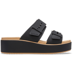 Brooklyn Buckle Low Wedge Matte Wrap Sandal - US 9532