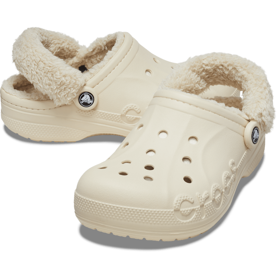 Baya Lined Fuzz-Strap Clog - US 2330