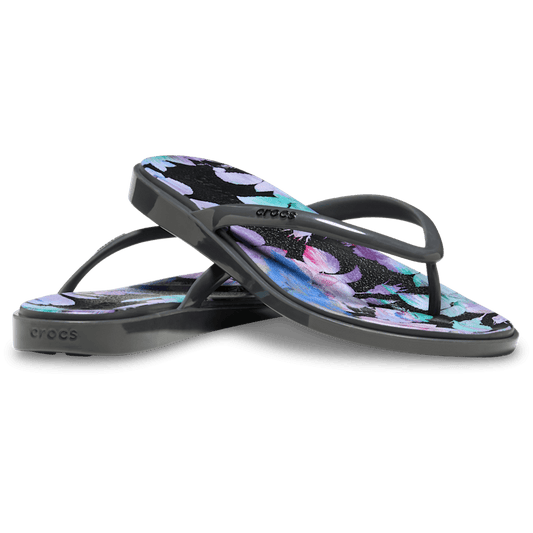 Miami Round Dark Floral Flip - US 0928
