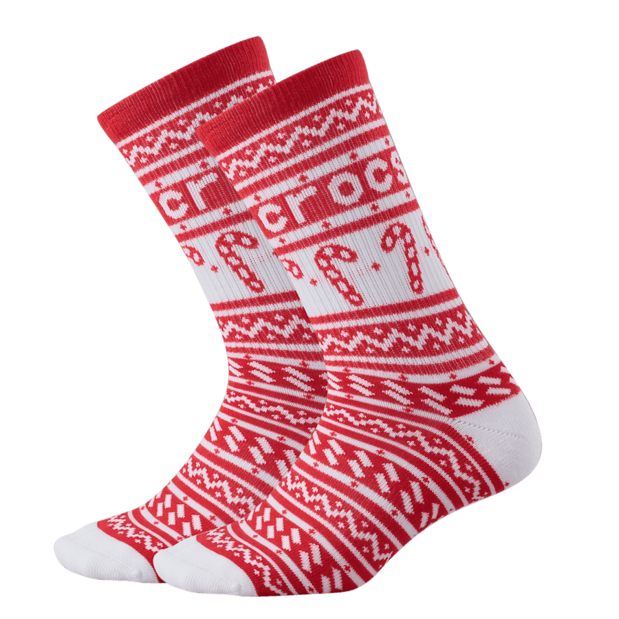 CrocsSocks Candy Cane 3-Pack - US 9965