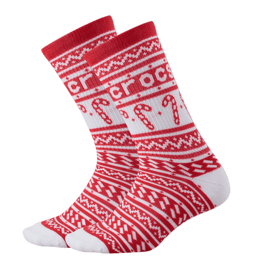 CrocsSocks Candy Cane 3-Pack - US 9965