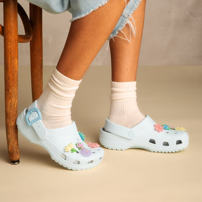 Classic Enamel Buckle Clog - US 2916