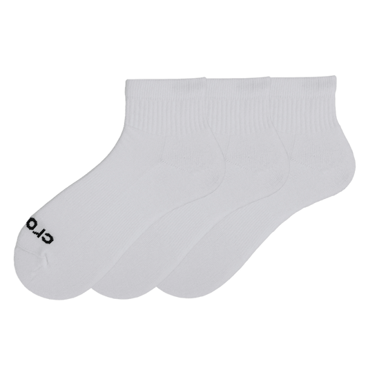 Cushion Quarter Crew Socks 3PK - US 2939
