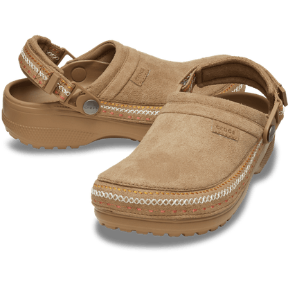 Crafted Vegan Suede Stitch Clog - US 1942