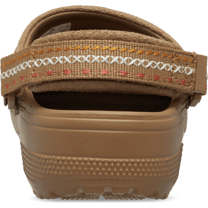 Crafted Vegan Suede Stitch Clog - US 1942