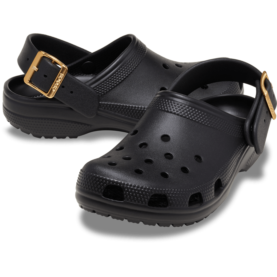 Classic Metallic Buckle Clog - US 7403