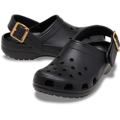 Classic Metallic Buckle Clog - US 7403