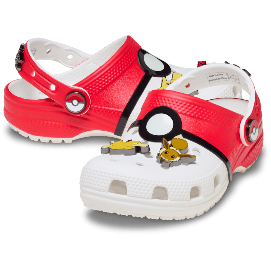 Toddler Pokémon Poké Ball Classic Clog - US 3972