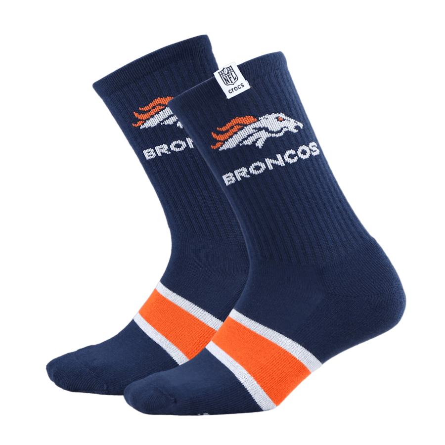 NFL Denver Broncos Crocs Socks - US 6468