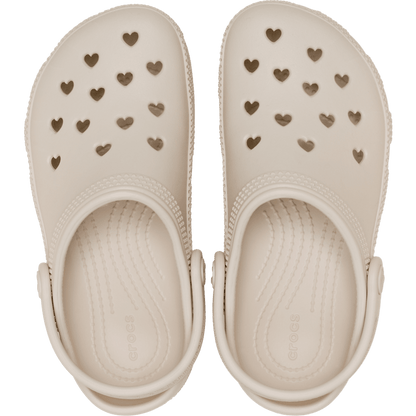 Kids' Classic Hearts Cut Out Clog - US 6239