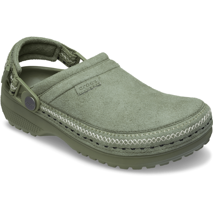 Crafted Vegan Suede Stitch Clog - US 4648