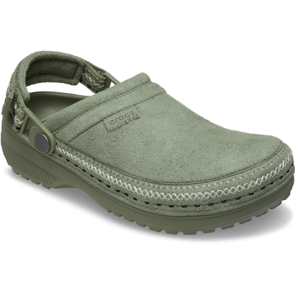 Crafted Vegan Suede Stitch Clog - US 4648
