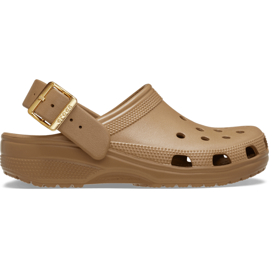 Classic Metallic Buckle Clog - US 4808