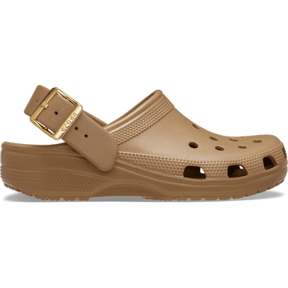 Classic Metallic Buckle Clog - US 4808