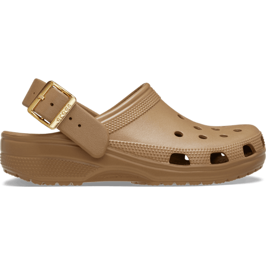 Classic Metallic Buckle Clog - US 4808