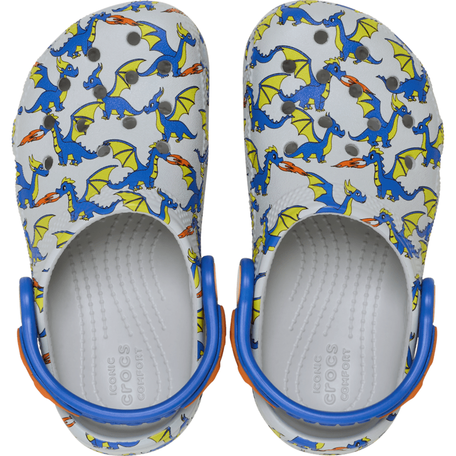 Toddler Classic Dragon Graphic Clog - US 2126