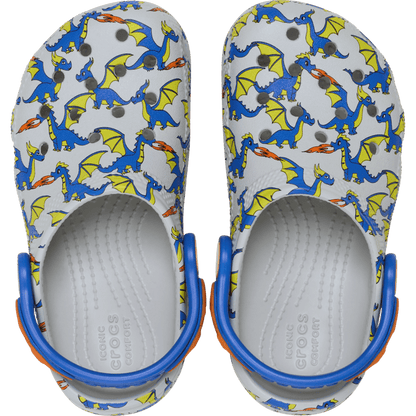 Toddler Classic Dragon Graphic Clog - US 2126