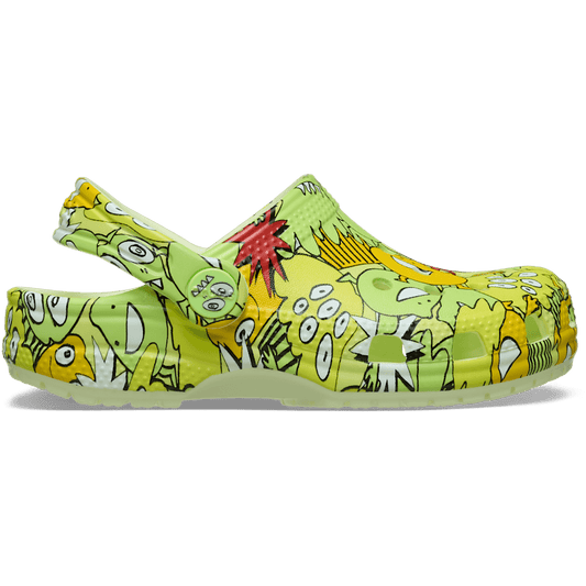 Toddler Classic Glow Monster Camo Clog - US 7691