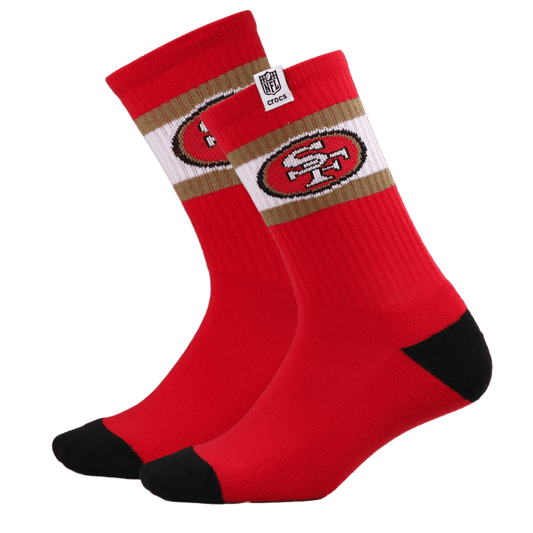 NFL San Francisco 49ers Crocs Socks - US 1082