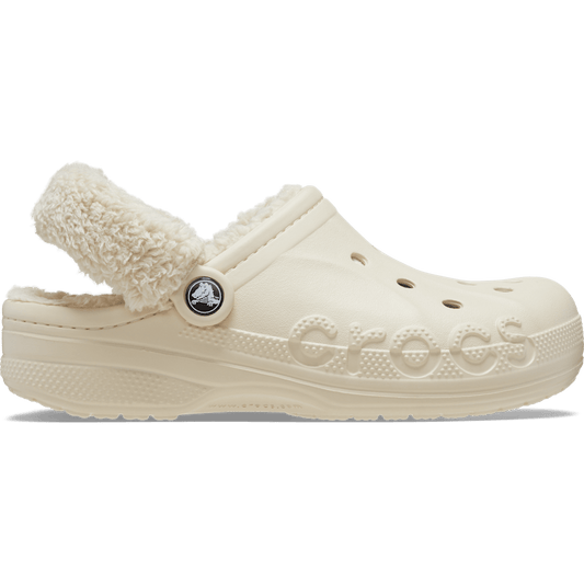 Baya Lined Fuzz-Strap Clog - US 2330