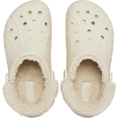 Baya Lined Fuzz-Strap Clog - US 2330